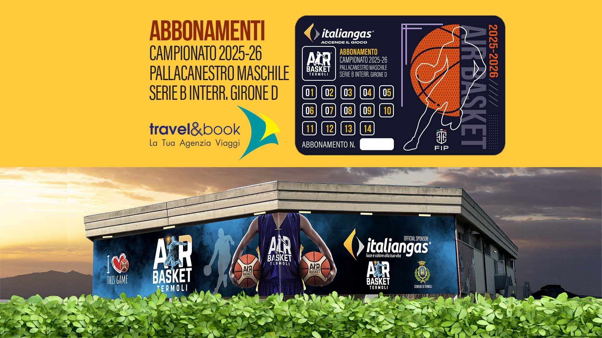 AIR Basket Termoli e Travel&Book: al Palasabetta sport, emozioni e territorio
